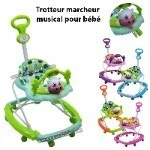 Trotteur marcheur musical et Balançoire Minou