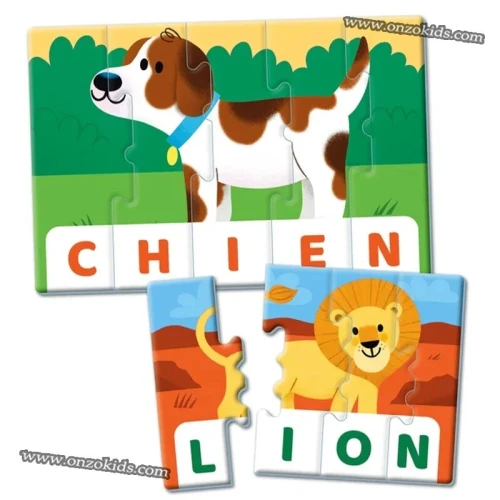 Des puzzles pour apprendre à composer des mots - Clementoni