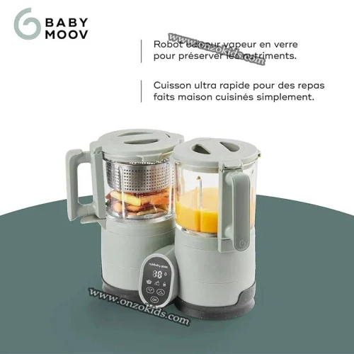 Robot Cuiseur 4en1 Bébé Nutribaby Glass - Babymoov