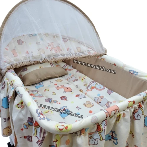 Berceau à roulette avec moustiquaire pour bébé