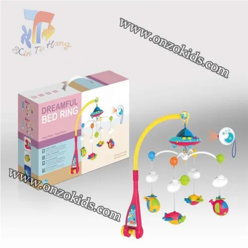 Mobile musical et lumineux pour berceau