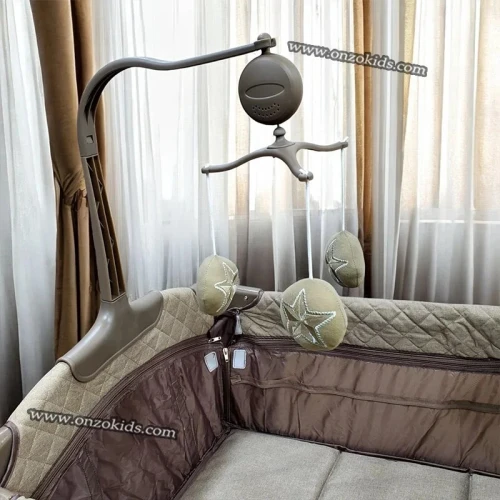 Lit parc cododo 2en1 avec jouet pour bébé : Mini pouce