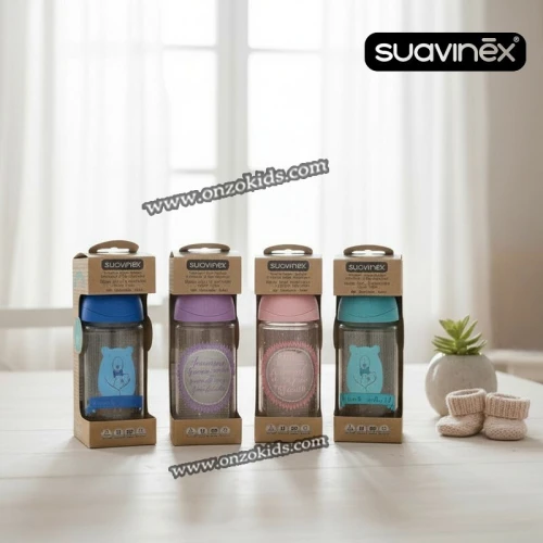 Biberon en verre 240 ml pour bébé | Suavinex
