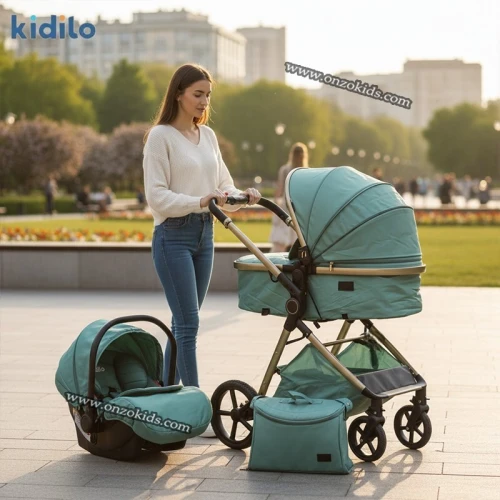Poussette Landau de Luxe Réversible 4en1 - Kidilo