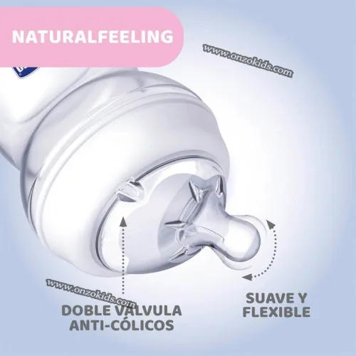 Biberon en Verre Naturel Feeling 0M+150ML - CHICCO