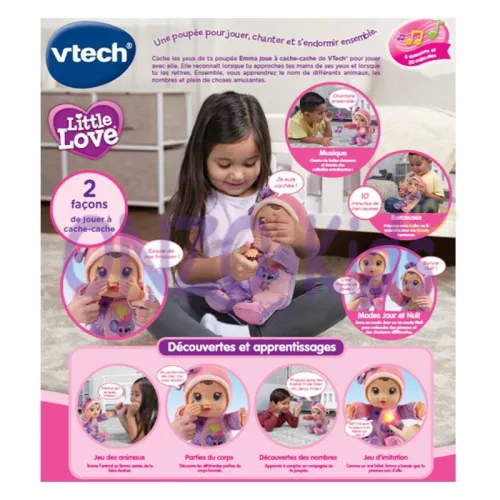 Poupée Emma cache-cache pour enfant | VTech