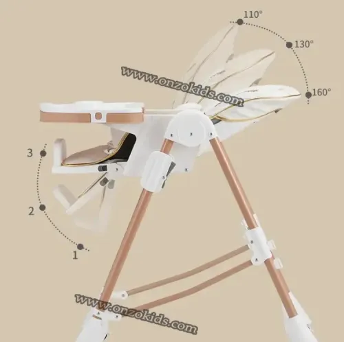 Chaise haute à manger réglable pour bébé | Alice