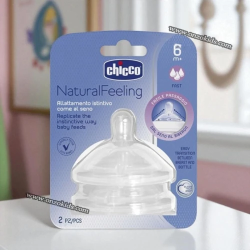 Lot de 2 Tétine NaturalFeeling 6+ - CHICCO