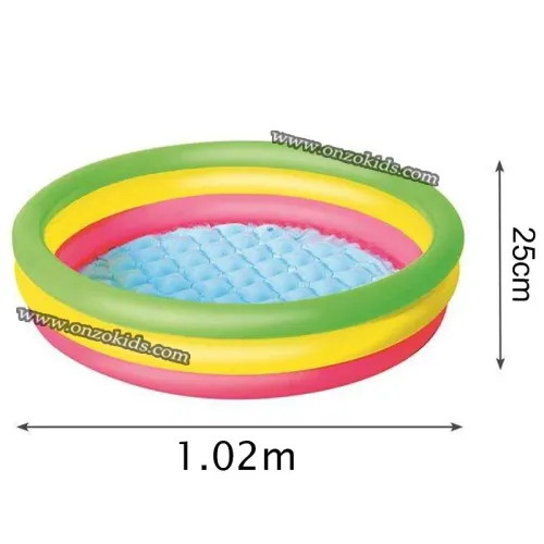 Piscine Gonflable Arc-en-Ciel 102 cm x 25 cm Bestway 