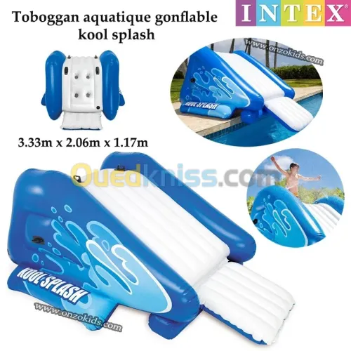 Toboggan Aquatique Gonflable Kool Splash 3.33m x 2.06m x 1.17m - Intex