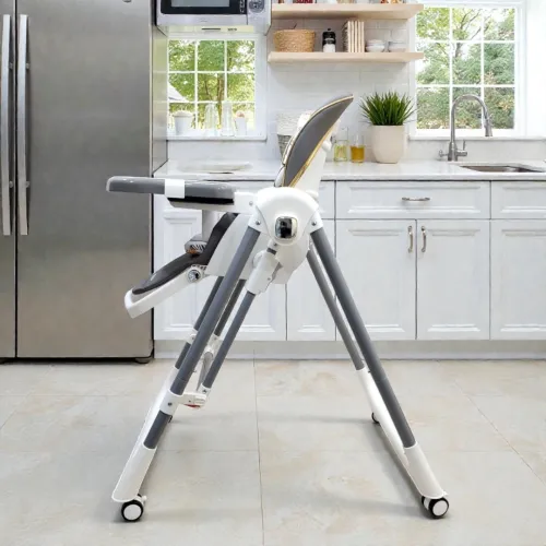 Chaise haute réglable 2en1 balançoire pour bébé-kattrie