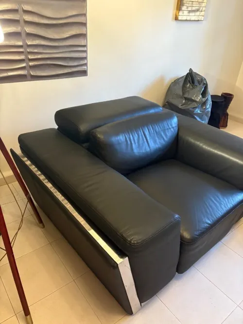 Canapé cuir
