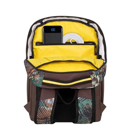 SAC A DOS RIVACASE 5461 15.6 URBAIN NOIR / BLEU / JUNGLE 30L