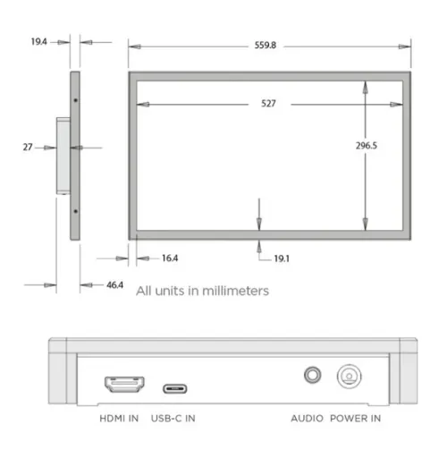 Ecran INSTORES InTouch240-IF 24 Pouces tactile FHD