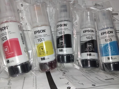 PACK 05 BOUTEILLE ORIGINALE D'ENCRE EPSON E103