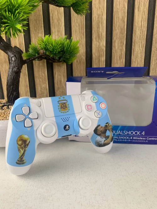 SONY DualShock Manette PS4 Sans Fil, Batterie Rechargeable (High Copy) Edition Argentina
