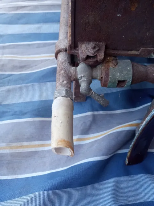 Ancien chauffage pour cheminée 