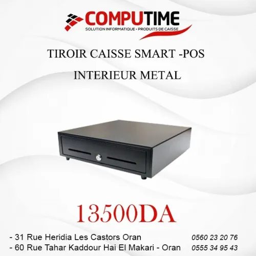 TIROIR CAISSE SMART -POS  INTERIEUR METAL