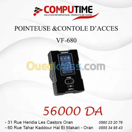 Pointeuse & contrôle d'accès VF-680