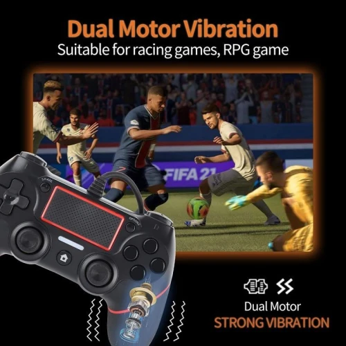 MANETTE Sanliova SANS FIL COMPATIBLE AVEC PC/PS3/PS4 NOIR