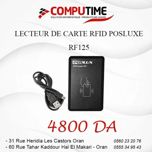 LECTEUR DE CARTE RFID POSLUXE RF125