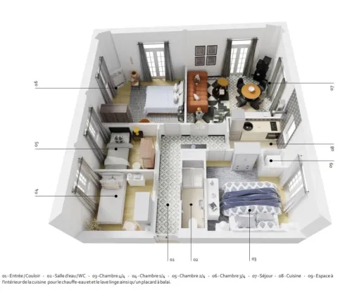 Vente Appartement F5 Alger Alger centre