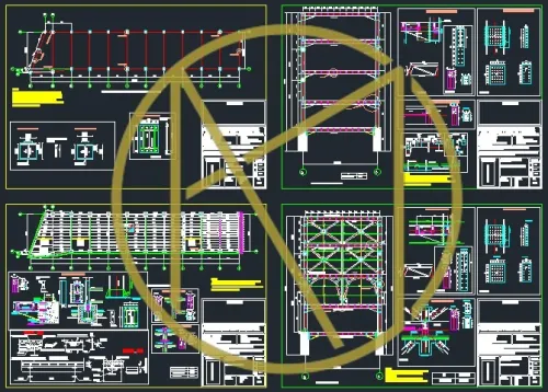 Dessin hangar Autocad