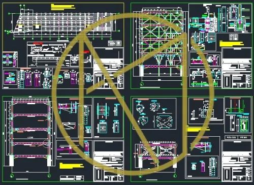 Dessin hangar Autocad