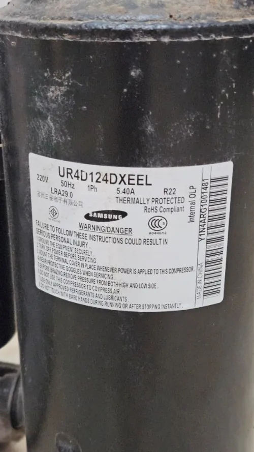 COMPRESSEUR SAMSUNG ET RADIATEUR 