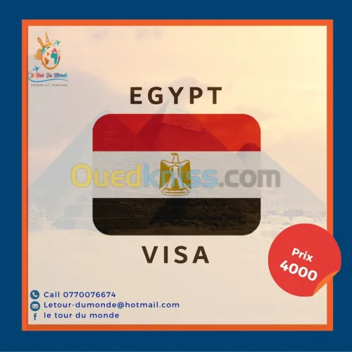 visa Egypte
