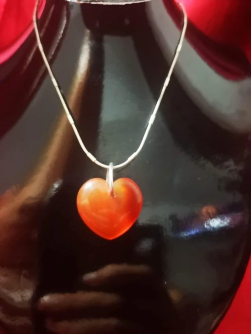 Collier avec pierre naturelle agate 