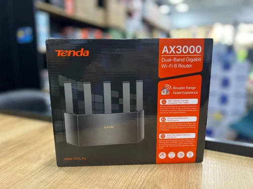 Router Tenda TX12L PRO Wi-Fi 6 AX3000 Gigabit double bande