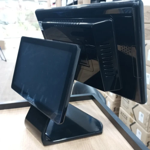 [SP-P1D] PC ALL IN ONE SMART POS SP-P1 DOUBLE ECRAN /J1900-RAM 4G-SSD 64G/ECRAN 15.6"/WIFI