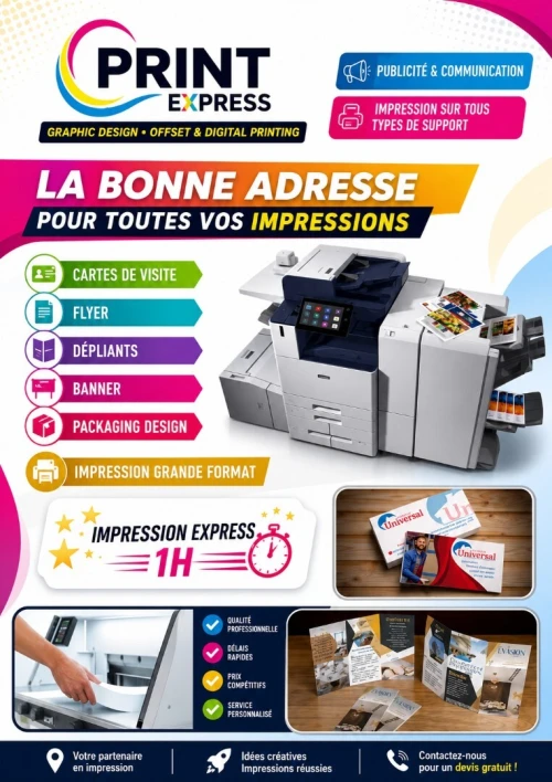'impression numérique et offset
