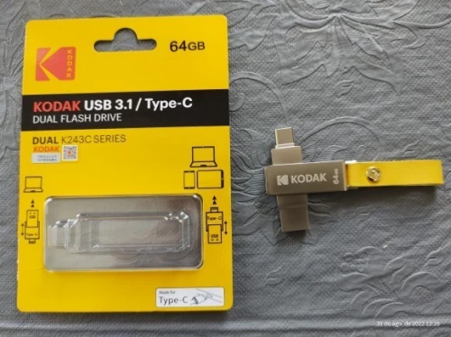 Flash Disque KODAK 64GB Type C