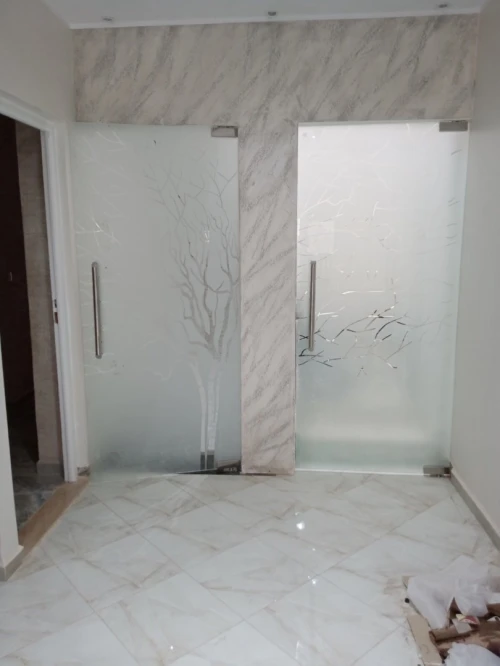 Porte en verre