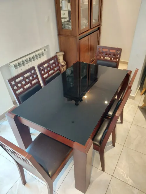 Table 06 chaises bois hetre importation