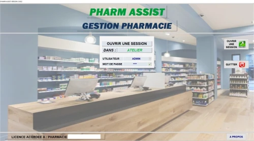 LOGICIEL GESTION PHARMACIE : PHARM ASSIST