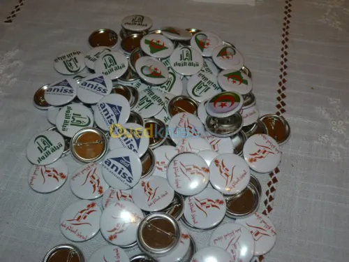 TRAVAUX DE SUBLIMATION & MACARRON 37mm