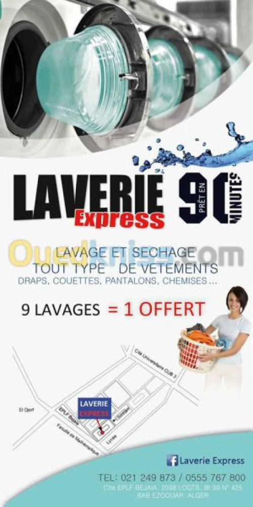 Nettoyage et séchage de Vetements