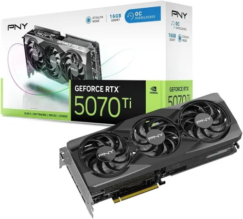 PNY GeForce RTX 5070 Ti 16 Go Stealth mode