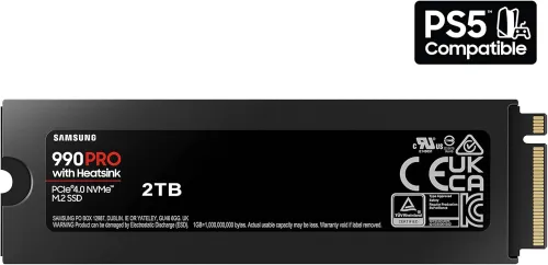 Samsung SSD 990 Pro 2 Tb NVMe M.2 Pcle 4.0 Heatsink NEUF SANS EMBALLAGE