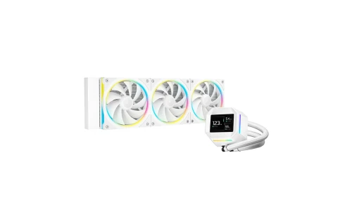 watercooling deepcool LM360 LCD Ecran White