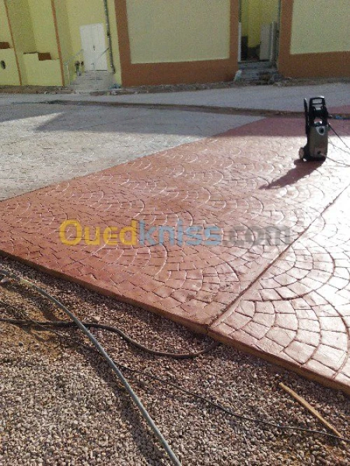 béton imprimé 