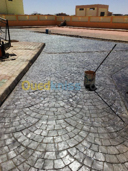 béton imprimé 