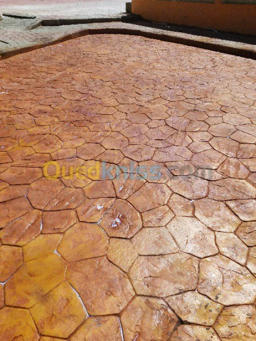 béton imprimé 