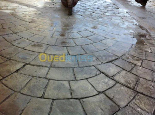 béton imprimé 