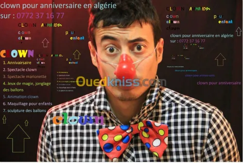 Clown Magicien alger