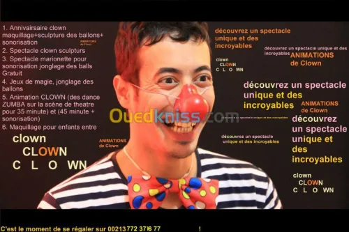 Clown Magicien alger