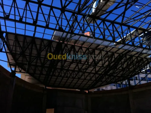 fabrication charpente et pose panneaux